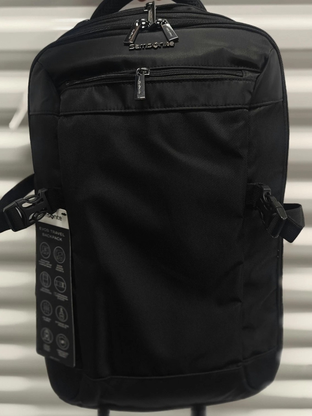 Samsonite 160432-1041 15.6" Evos Travel Backpack Black New
